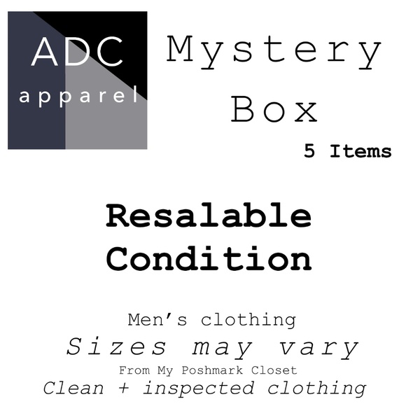 Mystery Box! 5 Items From My Closet! (men) - Picture 1 of 1